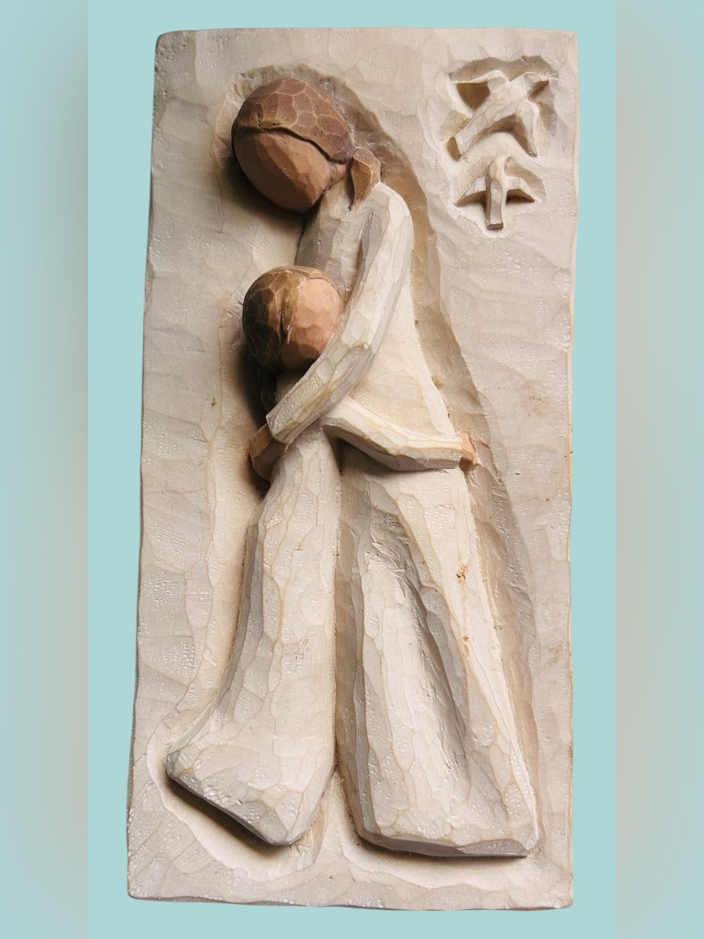 “ Mother and Daughter “ Willow Tree Plaque by Susan Lordi ( 8” x 4” )